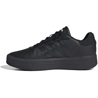 adidas Damen Court Platform Sneaker in Schwarz, Größe 6.5