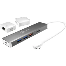 j5create JCD375 - Dockingstation - USB-C Modular Multi-Adapter (Includes 2 Kits)