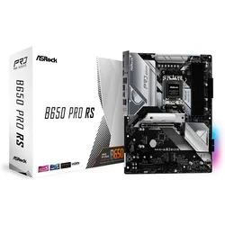 ASROCK Mainboard "B650 Pro RS", schwarz (schwarz, weiß), B:24,4cm T:30,5cm, Mainboards