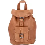 The Skandinavian Brand Mini Leder Rucksack Cognac