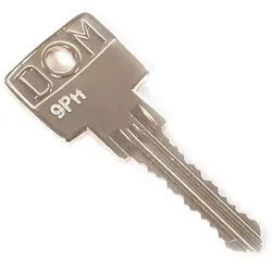 DOM Hauptschlüssel 9PH (Variante: Schlüsselkopf Original DOM)