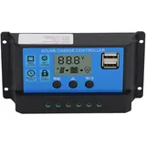 12v 24v Mppt Solarladegerät, LCD-Anzeige Pwm-Photovoltaik-Regler (100A)