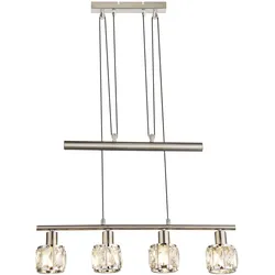 Hängeleuchte KRIS - silber
