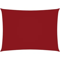 vidaXL Sonnensegel Oxford-Gewebe Rechteckig 4x6 m Rot
