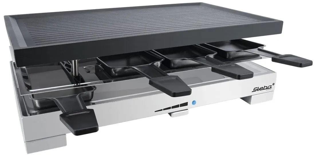 Preisvergleich Produktbild Steba RC 68 - Raclettegrill - 1.2 kW - Black/Stainless