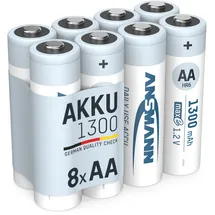 Ansmann Akku AA 1300 mAh 8 St.