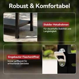 Royal Gourmet Grillwagen 137,5 kg Edelstahl silber