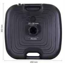 Schneider Schirmständer PE 20 l Schwarz