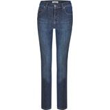 ANGELS Jeans Cici Straight-Fit, Used-Look, Ziernähte, für Damen, 36/L28