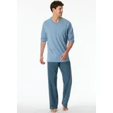 SCHIESSER Schiesser, Comfort Essentials"" Schlafanzug, blau 50,