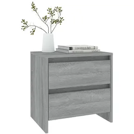 vidaXL Nachttisch Grau Sonoma 45x34,5x44,5 cm Holzwerkstoff