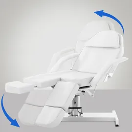 CLP Hydraulische Kosmetikliege Split weiß