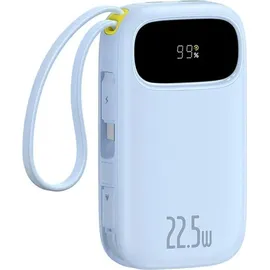 OEM Powerbank 20000mah mit Display, und Integrierten Kabeln EnerFill FC31 22,5w - Blau