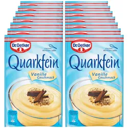 Dr. Oetker Quarkfein Vanille-Geschmack für 200 ml Milch, 14er Pack