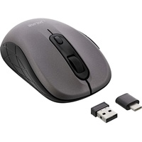 InLine Maus 3-in-1, grau/schwarz USB/Bluetooth (55363)
