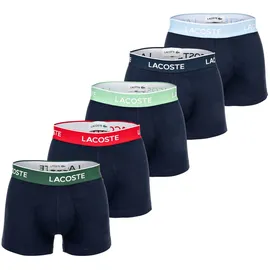 Lacoste Boxershorts blau/ grün/ rot S 5er Pack