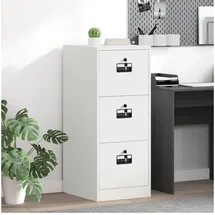 vidaXL Aktenschrank 44 x 50 x 106,5 cm Weiß