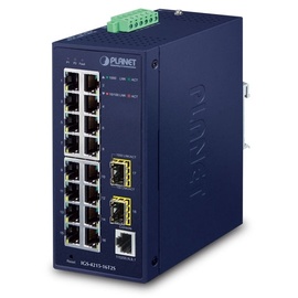 Planet IGS-4215-16T2S Netzwerk-Switch Managed L2/L4 Gigabit Ethernet (10/100/1000) Blau