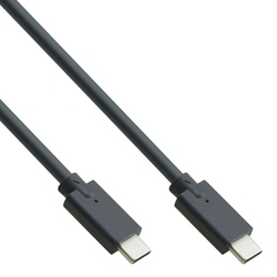 USB 3.2 Gen.2 Kabel, Typ C  2 m schwarz, Stecker/Stecker