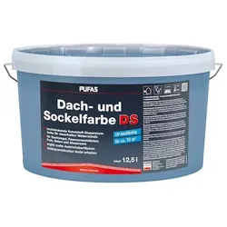 PUFAS Dach- + Sockelfarbe Schiefer - 12,5 l Eimer