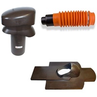 Klüber Klöber-Set11 Dachentlüftung DN100 Braun Biberschwanz
