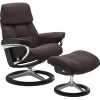 Stressless Hocker Ruby Leder 53 x 41 x 39 cm Braun