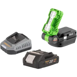 PROCRAFT Procraft, LL20bb Akku LED Strahler 20 V 500 lm + 1x Akku 2,0 Ah + Ladegerät