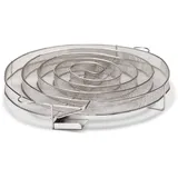 Grillfürst Kaltrauchgenerator Ø 31 cm Edelstahl/Weiß