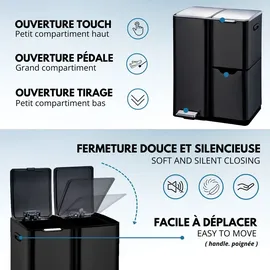 Kitchen Move 60 l Schwarz
