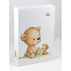 IDEAL TREND Fotoalbum Teddybär Fotoalbum für 300 Fotos in 10×15 cm Baby Kinder Foto Album Memoalbum
