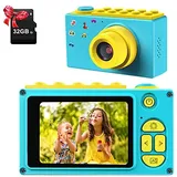 ShinePick Fotoapparat Kinder, Wasserdicht / 8MP / HD 1080P / 2 Inch Bildschirm/Foto & Video/Rahmen/Filter, Digitalkamera Kinder Kamera mit Speicherkarte, Geschenke für Kinder (Rosa)