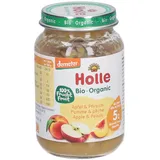 Holle Früchtezubereitung Pfirsich & Apfel 6 x 190 g