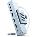 Satechi USB-C Clamp Hub für iMac Blau