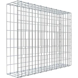Gabiona C-Ring-Gabione-Anbaukorb Typ 2 80 x 100 x 20 cm Maschenw 5 x 10 cm