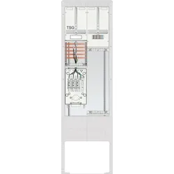 ABN SB205ZL1512 Straßenbeleuchtung Anschlusssäule 1 ZP TSG 5pol Leerplatz 250x750 Hausanschlußkasten