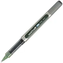 Uni-Ball eye fine UB-157E Tintenroller silber 0,4 mm, Schreibfarbe: grün,