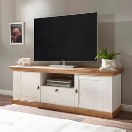 Home Affaire Cremona Lowboard 183 cm Weiß Metall/MDF/Melamin/Holzwerkstoff