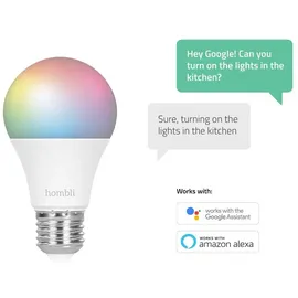 Hombli Smart Bulb E27, Color-Lampe -