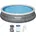 Set Pool Set 457 x 107 inkl Filterpumpe graue Rattanoptik 57372