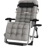 LuxusKollektion Gartenliege Liegestuhl Klappbar Sonnenliege Abdeckung Gartenliege Relaxliege