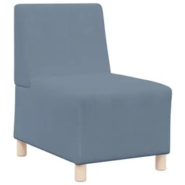 vidaXL Sofa-stuhl Ohne Armlehnen Blau 55 Cm Cordstoff Vidaxl