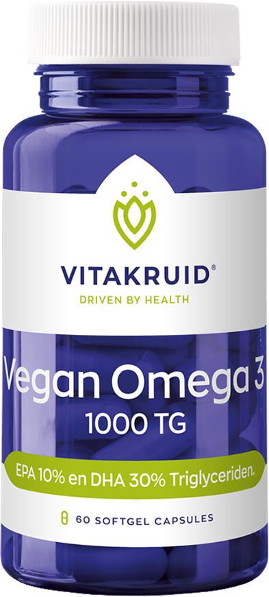 Vegan Omega 3 1000 Triglyceriden 300 DHA 100 EPA 60 (60 Kapseln)