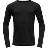Devold Breeze Plus Merino 200 Langarm-t-shirt - Black - M