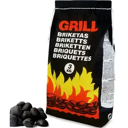 Deuba 9x 3kg Holzkohlebriketts Sparsam hohe Standzeit