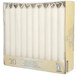 Papstar Tafelkerzen 30 St. Ø 2,1 cm 19,6 cm rot