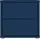 Forte Nachtschrank Alice Springs 49,8 x 41,5 x 47,9 cm Nachtblau