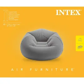 Intex Luftsessel Beanless Bag Chair grau