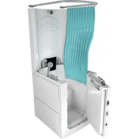 AcquaVapore Seniorendusche und Sitzwanne Kombination Wanne mit Tür S10D-TH 80x90x215cm - Senioren Dusche Sitzbadewanne Badewanne