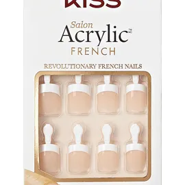 Kiss Salon Acrylic French - hautfarben|weiß