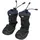 Trixie Activ Large Hundeschuhe - Black - S-M